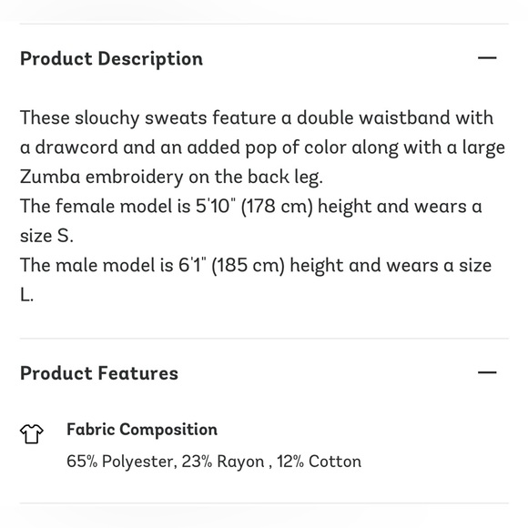 Zumba Move Sweatpants - Picture 6 of 6